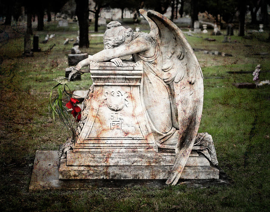Angel Photograph - Weeping Angel by Sonja Quintero