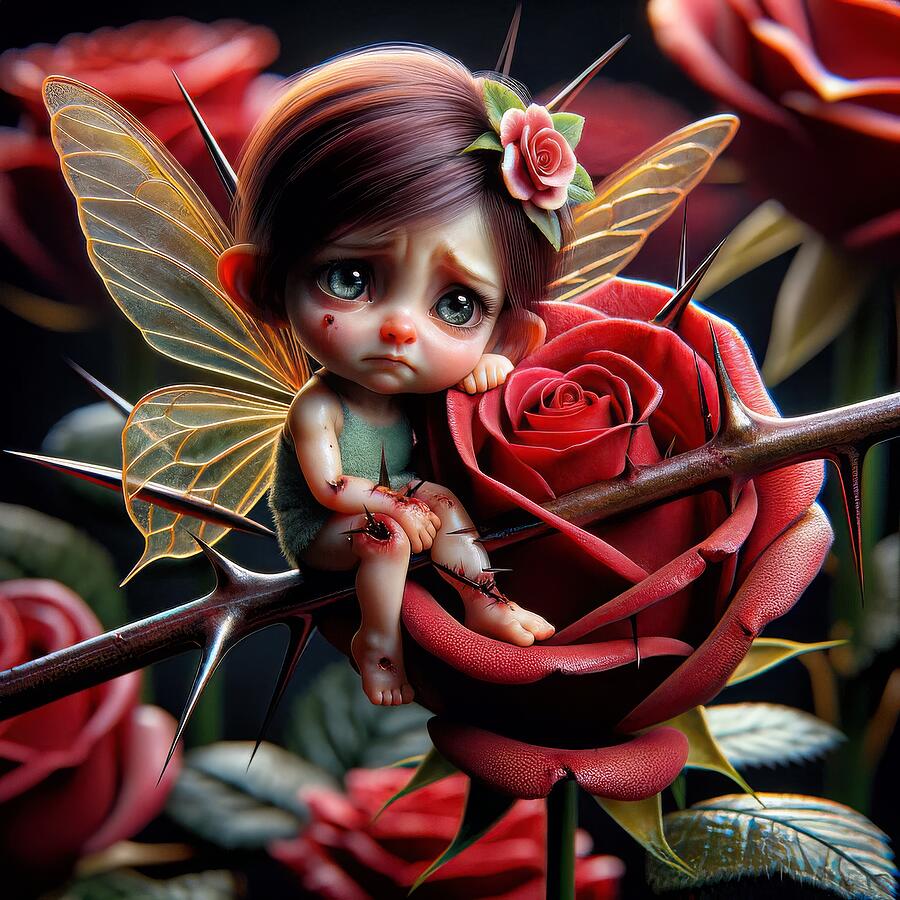 Weeping over Thorns Digital Art by Bill And Linda Tiepelman Weeping over Thorns Digital Art by Bill And Linda Tiepelman