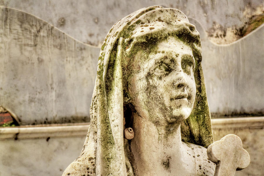 Weeping Statue Photograph by Deborah Smolinske