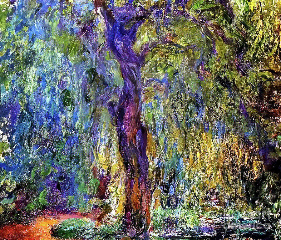 Weeping Willow Tree III by Claude Monet 1919 by Claude Monet