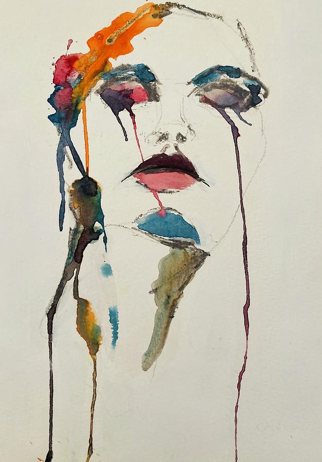 Weeping woman Painting by Caroline Allen Pixels