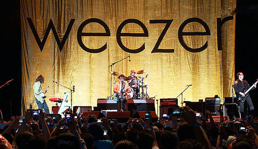 Weezer Mixed Media - weezer band Weezer - All My Favorite Songs  by Gucci PDittman