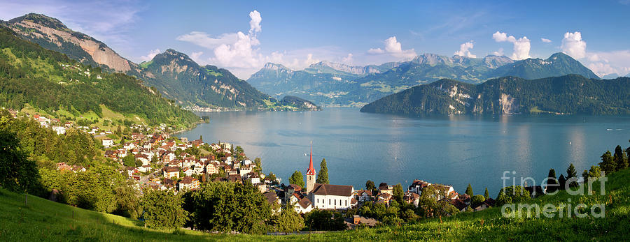 Weggis Switzerland - Lake Lucerne Photograph by Brian Jannsen