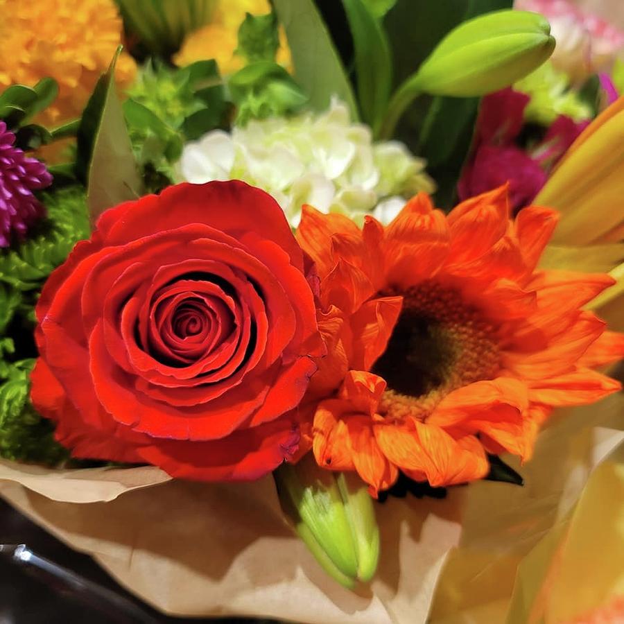 Wegmans Floral Mix Photograph by Charlotte Gray