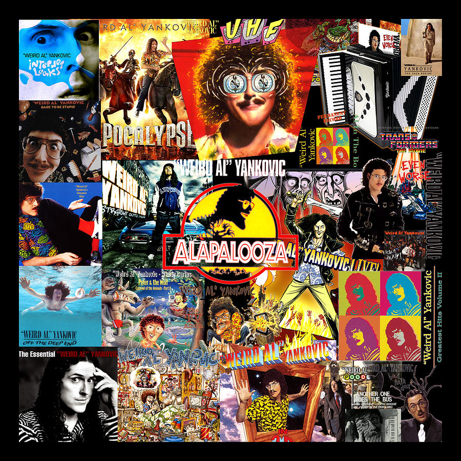 Weird Al Yankovic Album Collection Digital Art by Defondergi Defondergi ...