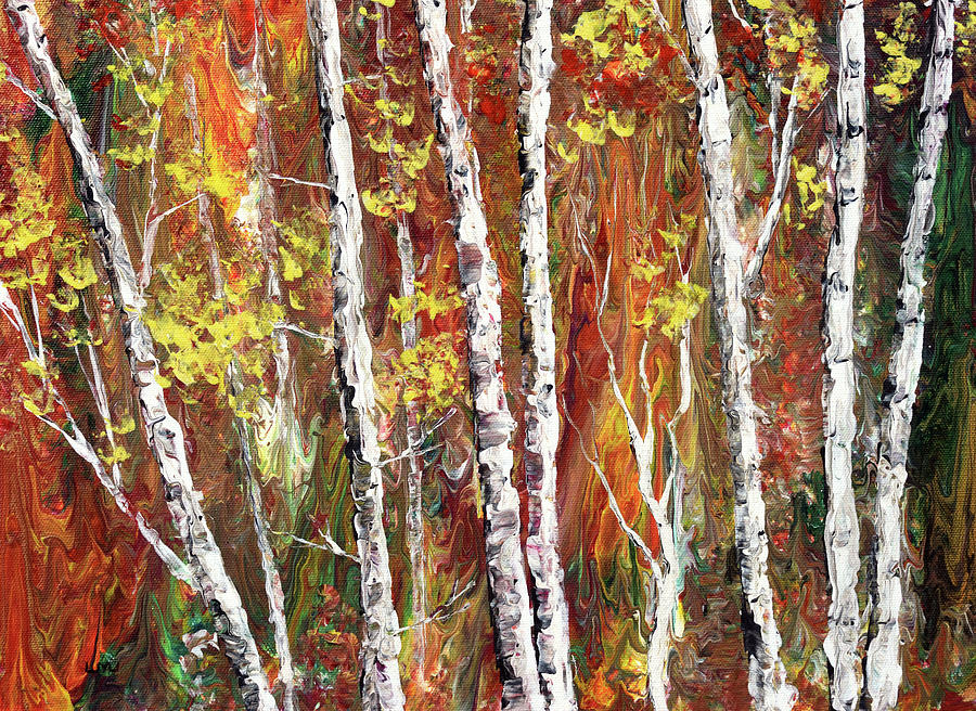 Welcome Autumn Painting by Laura Iverson