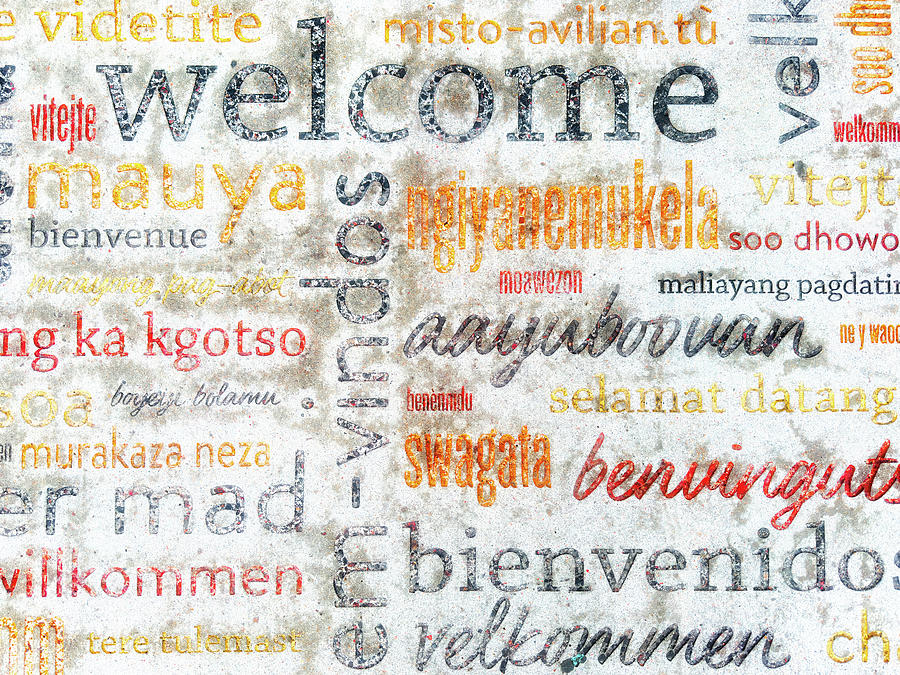 Sign Photograph - Welcome  by Darren White