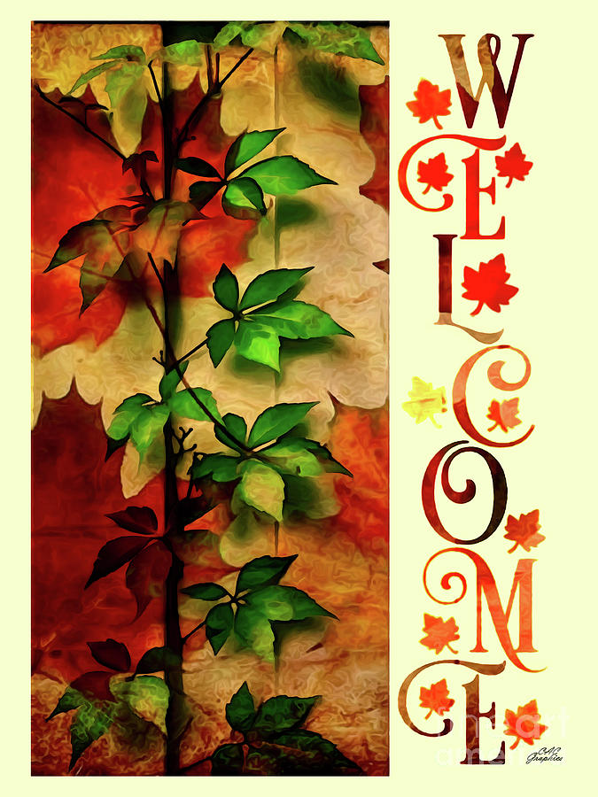 Welcome Fall Digital Art by CAC Graphics