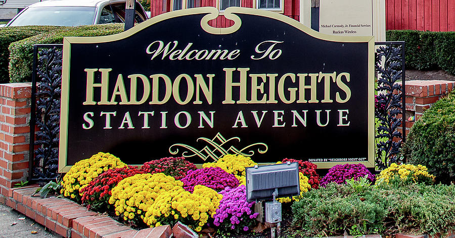 Welcome Haddon Heights Photograph by John A Megaw