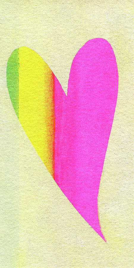 Welcome heart Painting by Karen Kaspar