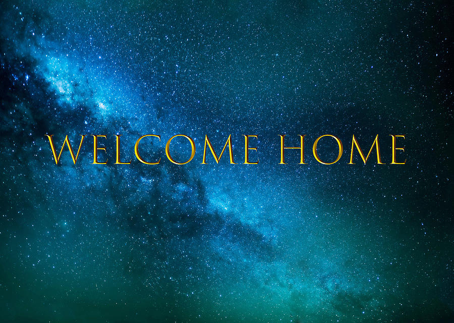 Welcome Home Greeting Digital Art by Johanna Hurmerinta
