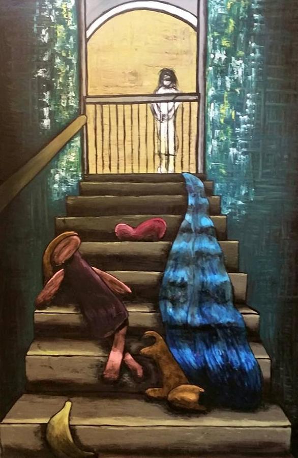 Welcome Home Mom Painting by Joanne Stowell