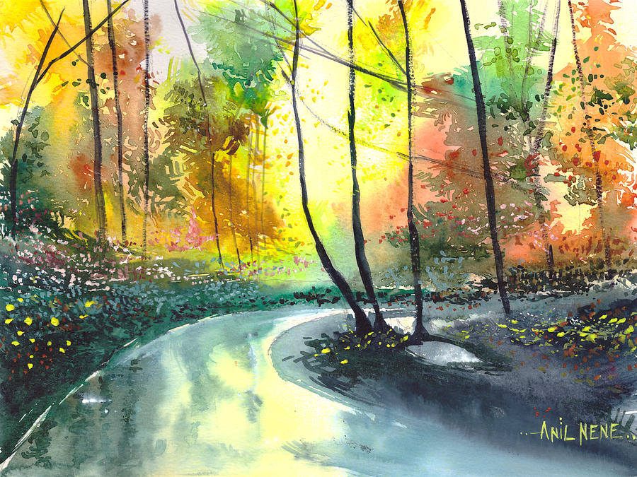 Welcome Spring Painting by Anil Nene