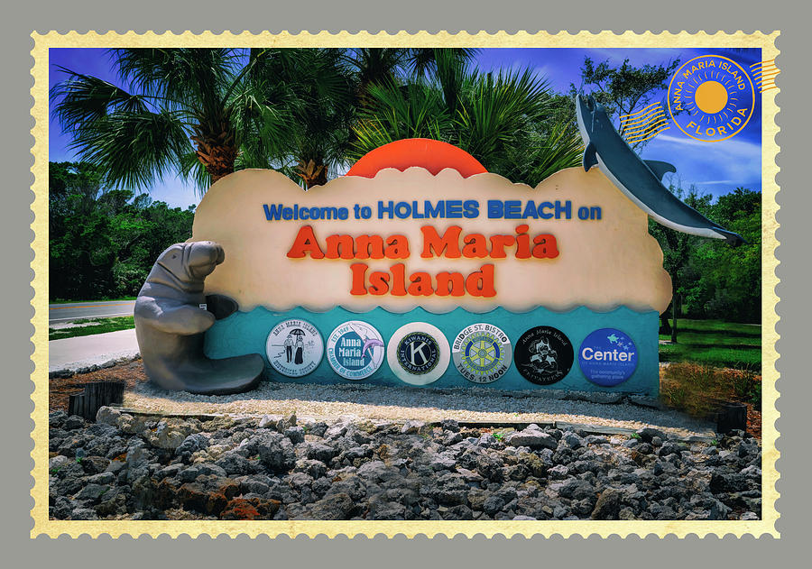 Welcome to Anna Maria Island Photograph by ARTtography by David Bruce Kawchak