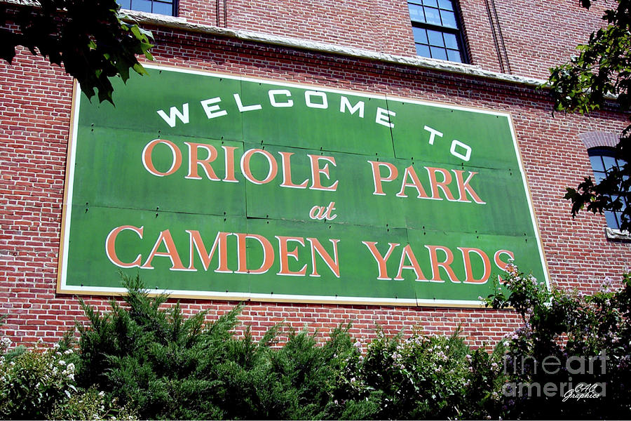 Welcome To Camden Yards Photograph by CAC Graphics