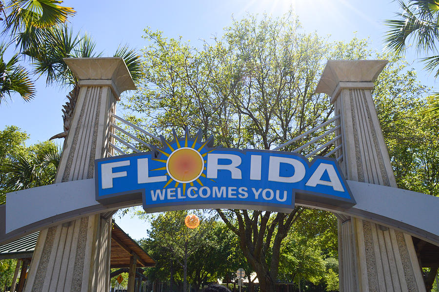 Welcome to Florida Photograph by iLLiePhotography