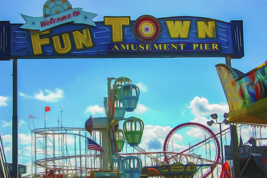 To Fun Town Photograph by Bob Cuthbert Fine Art America