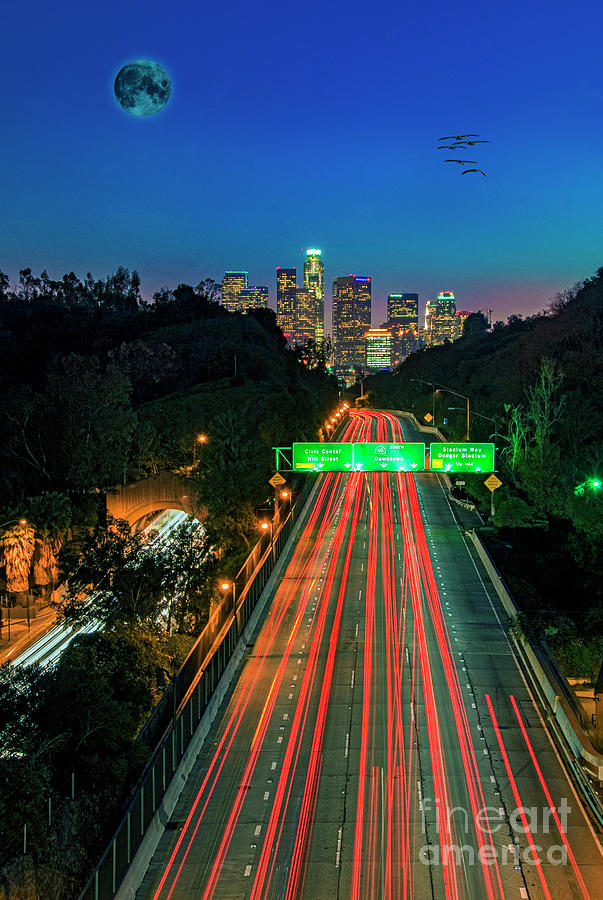 Welcome to LA Photograph by David Zanzinger