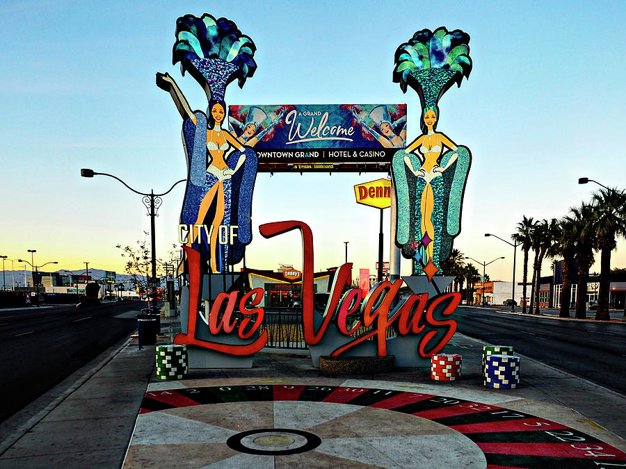 Welcome to Las Vegas Photograph by Rebecca Dru