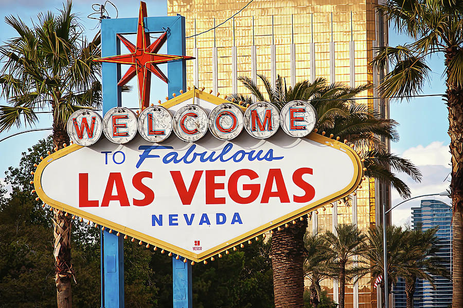 Welcome to Las Vegas Sign Photograph by Tatiana Travelways