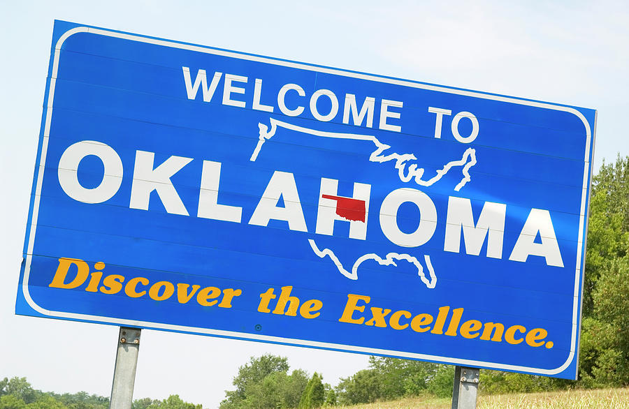 Welcome to Oklahoma Photograph by Bob Pardue