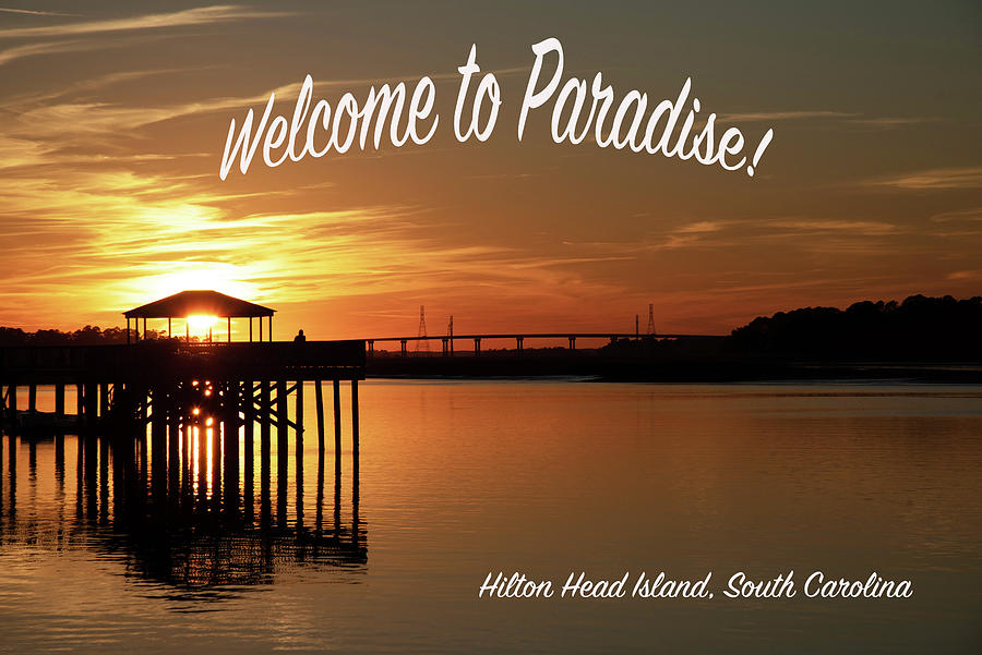 Welcome to Paradise Hilton Head Island Photograph by Dennis Schmidt