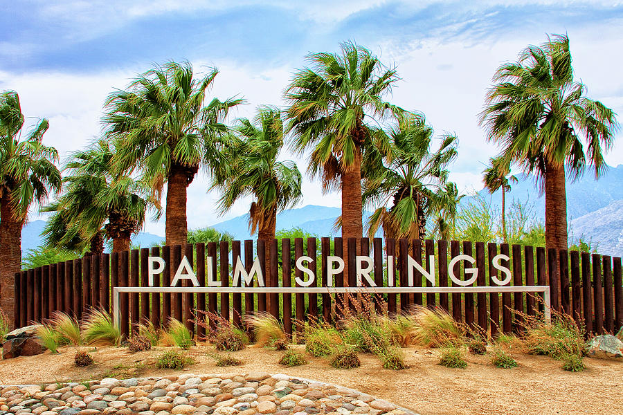Paradise Photograph - WELCOME TO PARADISE Palm Springs CA by William Dey