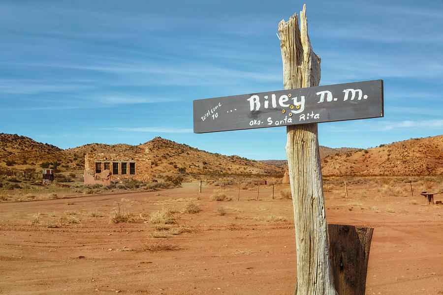 Welcome to Riley, NM Photograph by Susan Rissi Tregoning