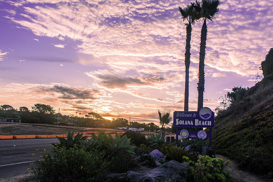 Welcome to Solana Beach Photograph by Daniel Politte