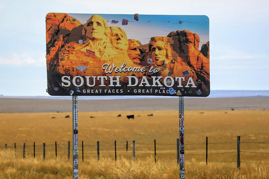 Welcome to South Dakota Photograph by Donna Kennedy
