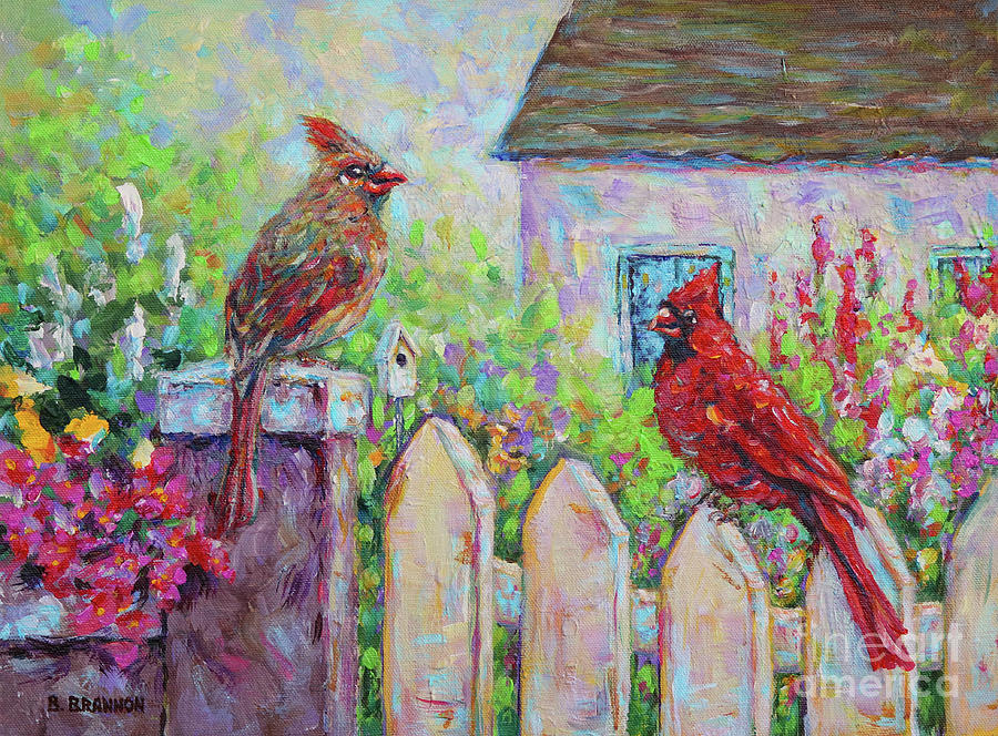 Welcome To Spring Painting By Brenda Brannon - Fine Art America