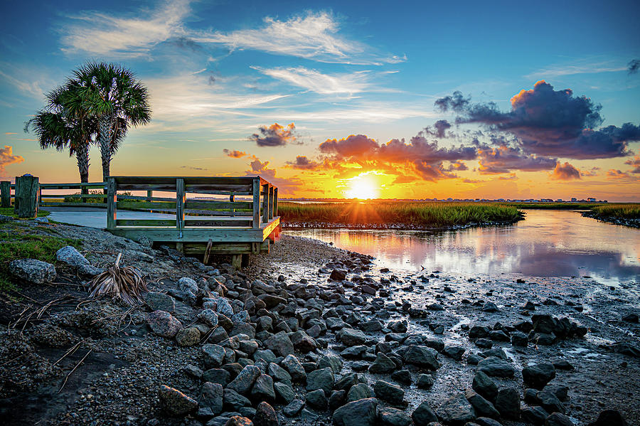 Carolina Sunrise Photograph by Kathy Dowling - Fine Art America