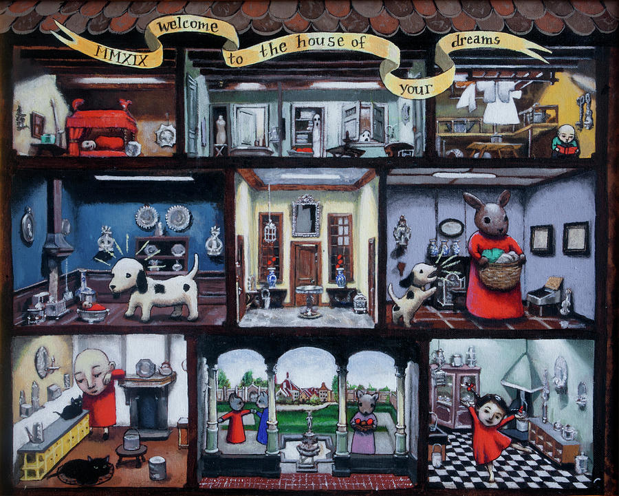 dollhouse painting
