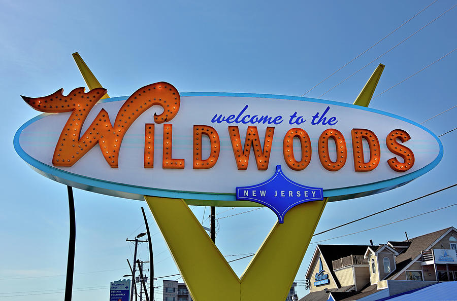 Welcome to the Wildwoods - New Jersey Photograph by Brendan Reals