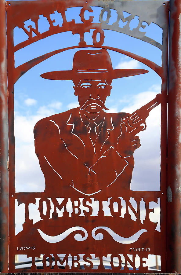 Welcome to Tombstone Photograph by Mary Bedy