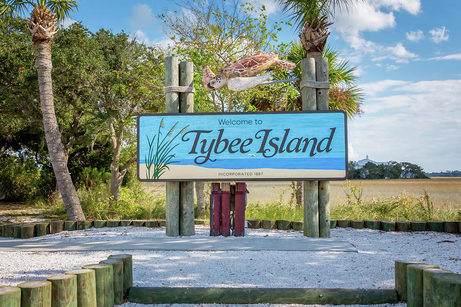 Welcome To Tybee Island GA - 1 Photograph by John Kirkland