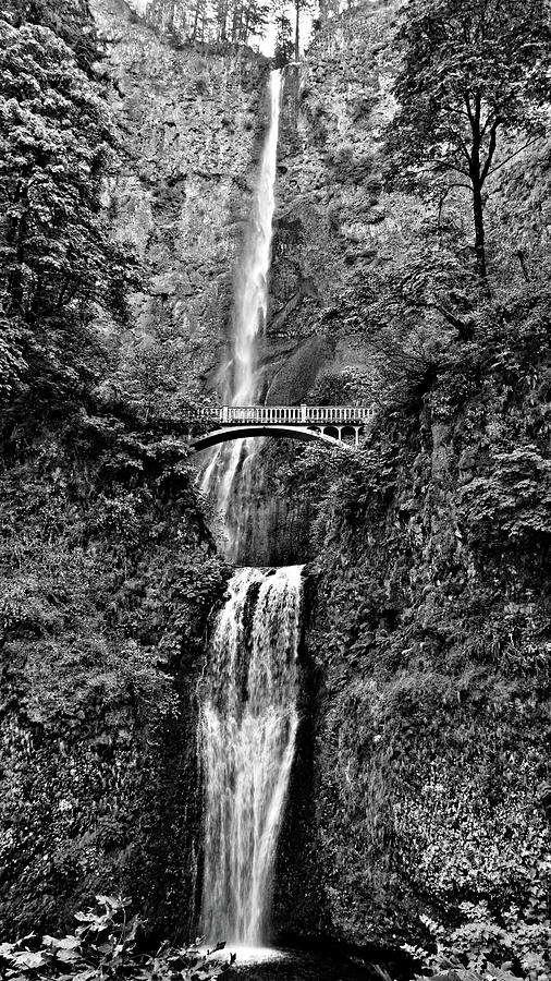 Postponed Destiny -- Multnomah Falls at The Columbia River Gorge, Oregon Photograph by Darin Volpe
