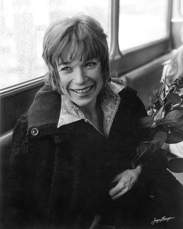Welcoming Shirley MacLaine Photograph by Jurgen Lorenzen
