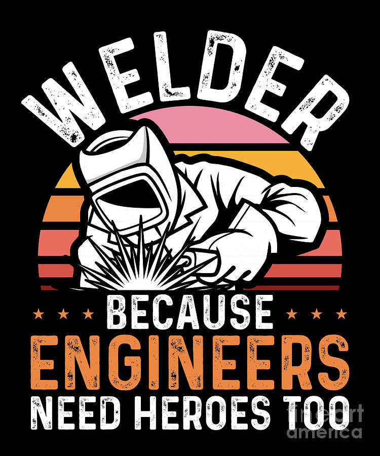 Welder hero Digital Art by BeMi90 - Fine Art America