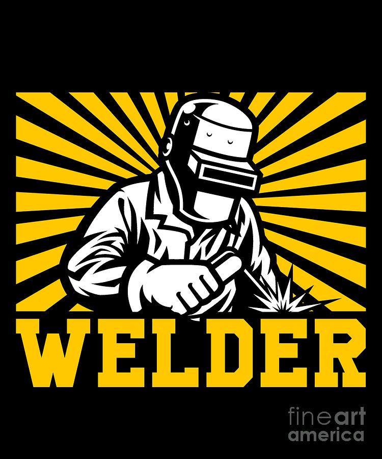 Welder Welding Profession Job Metal Iron Gift Digital Art by Thomas ...