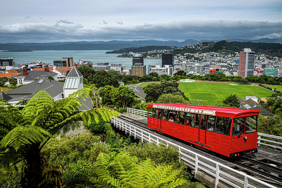 Wellington Cable Car, New Zealand Photograph by Mark Fitzsimons - Fine ...