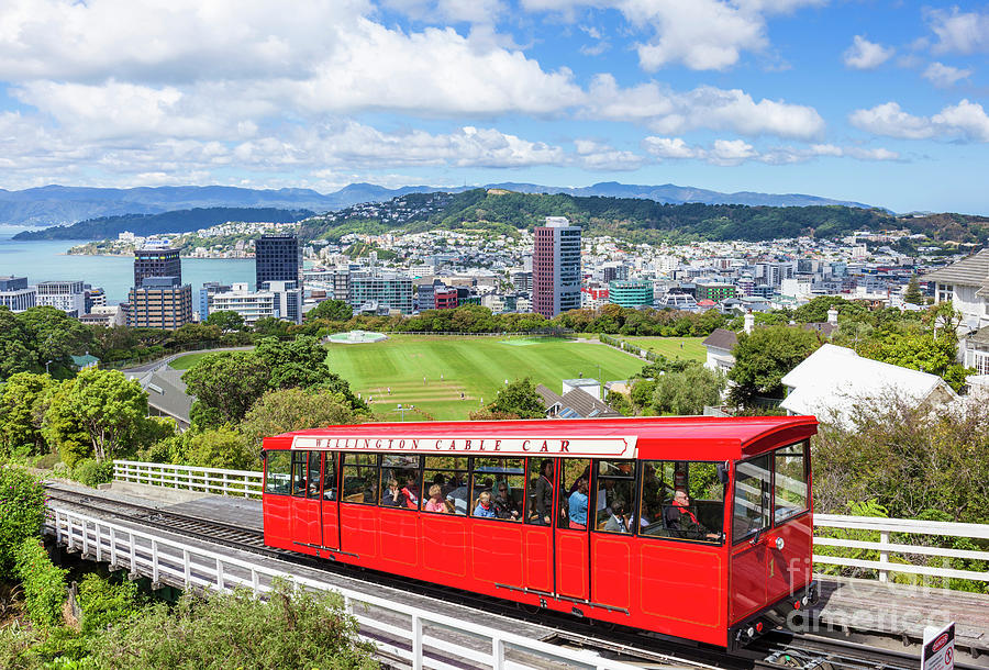 Wellington Cable car, Wellington, North Island, New Zealand Photograph by Neale And Judith Clark
