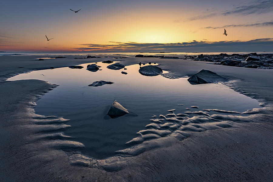 Wells Beach Solitude Photograph by Rick Berk