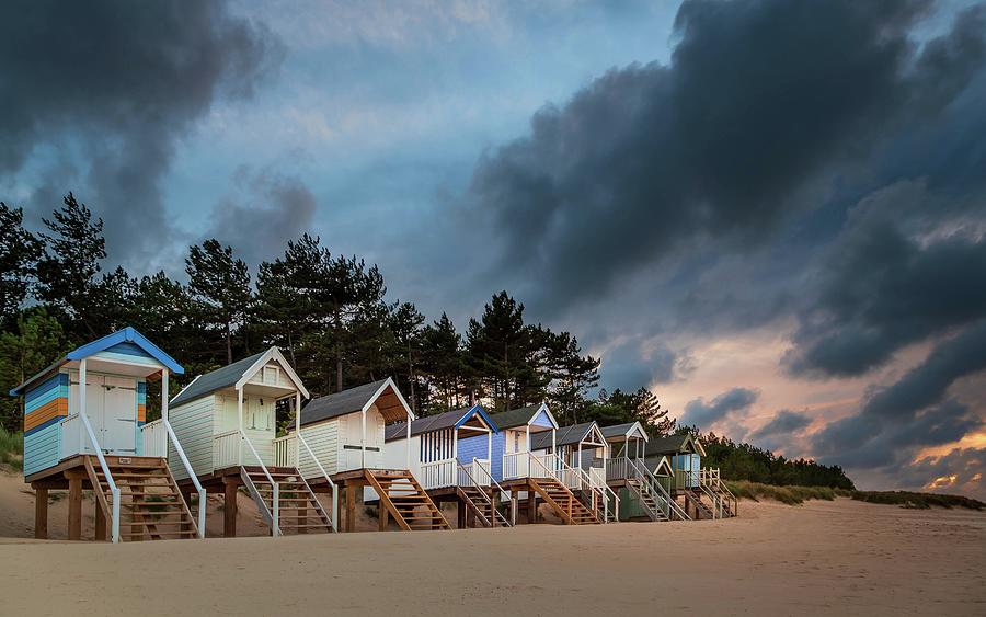 Wells-next-the-sea beach huts Photograph by David Powley - Pixels
