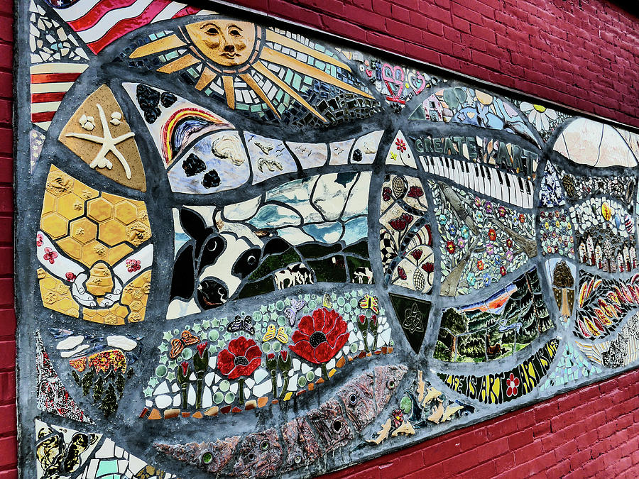 Wellsville Street Mural 1 Photograph By James Frazier - Fine Art America