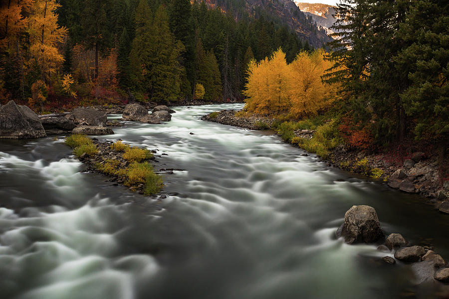 Wenatchee River- 2 Photograph by Calazone's Flics - Fine Art America