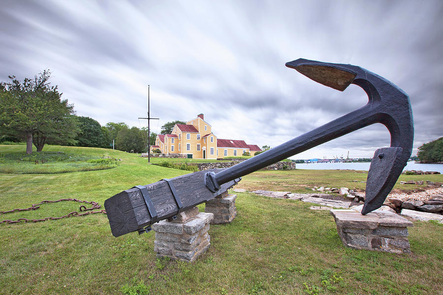Wentworth Anchor Photograph by Eric Gendron