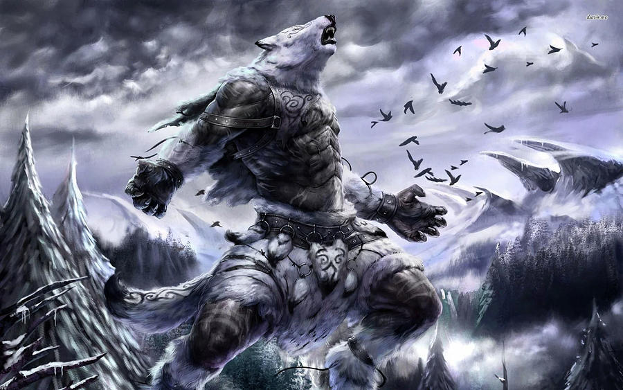 Werewolf 8 Digital Art by Robert Banach Werewolf 8 Digital Art by Robert Banach