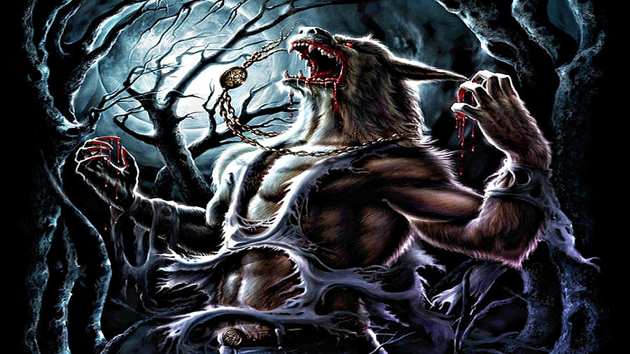 Werewolf 9 Digital Art by Robert Banach Werewolf 9 Digital Art by Robert Banach