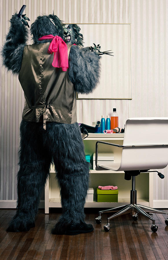 Werewolf Hairdresser Photograph by Ianmcdonnell